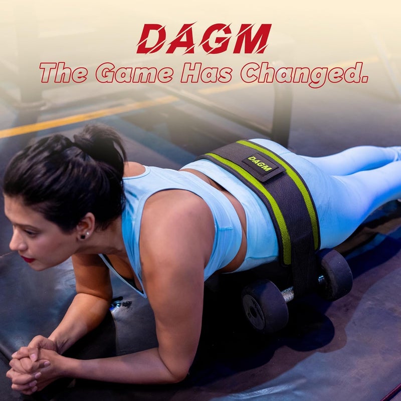 DAGM Hip Thrust Belt for Dumbbells heavy, Secure Glute Trainer with Non-Slip Extra Padding That Protects Your Hips - Ideal for Gym & Home Workouts - Use with Heavy Duty Kettlebells, Dumbbells, & Plates Hold up to 500 lbs - Image 4